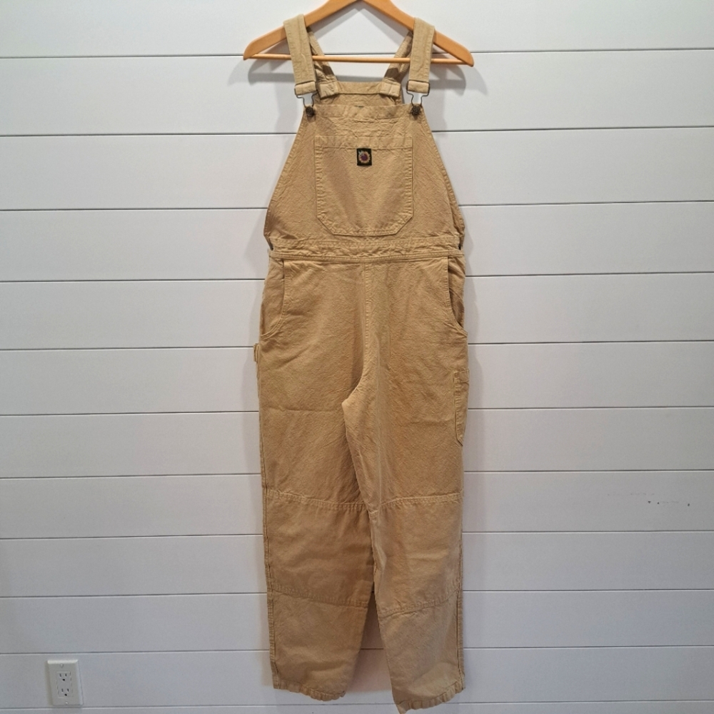 Vintage Garden Gear 90s Cottagecore Country Grannycore Slouchy Overalls Womens S